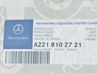 Mercedes-Benz S (W221) 2005-2013 Peegliklaas, vasak (soojendusega) Varuosa kood: A2218102721
Lisamärkmed: Uus orig...