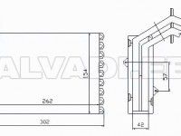 Seat Alhambra 1996-2010 SOOJENDUSRADIAATOR SOOJENDUSRADIAATOR mudelile SEAT ALHAMBRA (7V8/...