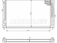 Audi A4 (B5) 1994-2001 JAHUTUSRADIAATOR JAHUTUSRADIAATOR mudelile AUDI A4 (B5) SDN/AVAN...