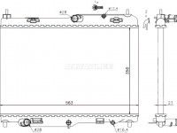 Ford Fiesta 2008-2017 JAHUTUSRADIAATOR JAHUTUSRADIAATOR mudelile FORD FIESTA (JA8) Kva...