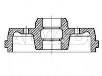 Audi 80 (B1) 1972-1978 PIDURITRUMMEL PIDURITRUMMEL mudelile AUDI 80 (B1) Asukoht: ta...