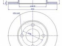Audi 100 1982-1990 PIDURIKETAS PIDURIKETAS mudelile AUDI 100 (C3)+ AVANT / AUD...