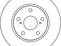 Toyota Auris 2007-2012 PIDURIKETAS PIDURIKETAS mudelile TOYOTA AURIS (E15J) Piduri...