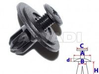 Honda Civic 1995-2001 KINNITI TÜÜBEL 2 mudelile HONDA CIVIC (LB 5-D) (MA_/MB1...