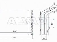 Seat Alhambra 1996-2010 SOOJENDUSRADIAATOR SOOJENDUSRADIAATOR mudelile SEAT ALHAMBRA (7V8/...