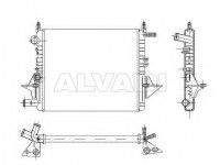 Renault Twingo 1993-2007 JAHUTUSRADIAATOR JAHUTUSRADIAATOR mudelile RENAULT TWINGO (C06) ...