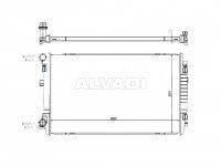 Skoda Yeti 2009-2017 JAHUTUSRADIAATOR JAHUTUSRADIAATOR mudelile SKODA YETI Kvaliteet:...
