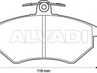 Audi 100 1976-1983 KETASPIDURIKLOTSID KETASPIDURIKLOTSID mudelile AUDI 100 (C2)+ AVAN...