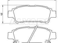 Toyota Sienna 2004-2010 KETASPIDURIKLOTSID KETASPIDURIKLOTSID mudelile TOYOTA SIENNA, 2023...