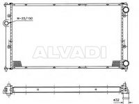 Volkswagen Caddy (9KV) 1995-2004 JAHUTUSRADIAATOR JAHUTUSRADIAATOR mudelile VW CADDY II (9U/9KV) ...