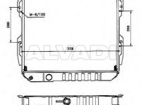 Toyota Hilux 1979-1983 JAHUTUSRADIAATOR JAHUTUSRADIAATOR mudelile TOYOTA HILUX (YN100) ...