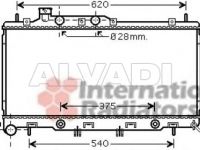Subaru Legacy 2003-2009 JAHUTUSRADIAATOR JAHUTUSRADIAATOR mudelile SUBARU LEGACY (BL/BP/...