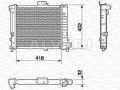 Saab 9000 1985-1998 JAHUTUSRADIAATOR JAHUTUSRADIAATOR mudelile SAAB 9000 (YS3C) Moot...