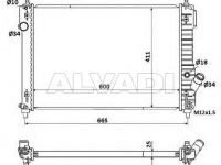 Chevrolet Aveo 2004-2011 JAHUTUSRADIAATOR JAHUTUSRADIAATOR mudelile CHEVROLET AVEO HATCHB...
