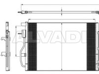 Chevrolet Trax 2012-2022 konditsioneeri radiaator KONDITSIONEERI RADIAATOR mudelile CHEVROLET TRA...