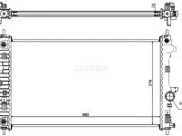 Opel Insignia (A) 2008-2017 JAHUTUSRADIAATOR JAHUTUSRADIAATOR mudelile OPEL INSIGNIA Tootja:...