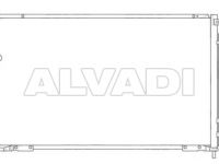 Honda Civic 2006-2011 konditsioneeri radiaator KONDITSIONEERI RADIAATOR mudelile HONDA CIVIC (...