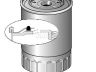 Hyundai Accent 2000-2005 kütusefilter KÜTUSEFILTER mudelile HYUNDAI ACCENT (LC) SDN//...