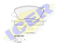 Lancia Thesis 2002-2009 KETASPIDURIKLOTSID KETASPIDURIKLOTSID mudelile LANCIA THESIS (841A...