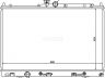 Mitsubishi Outlander 2001-2007 JAHUTUSRADIAATOR JAHUTUSRADIAATOR mudelile MITSUBISHI OUTLANDER ...