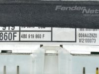 Audi A6 (C5) Armatuuri näidikute plokk Varuosa kood: 4B0919860F
Kere tüüp: Sedaan